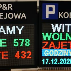 wyświetlacze parkingowe zewnętrzne